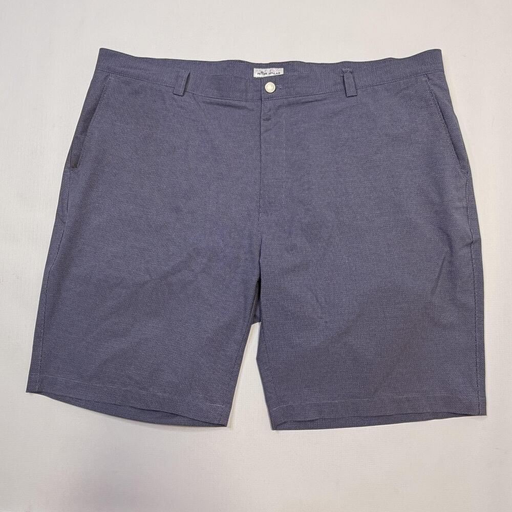 Peter Millar Shorts Mens 44 Blue Golf Chino Stretch Performance Lightweight